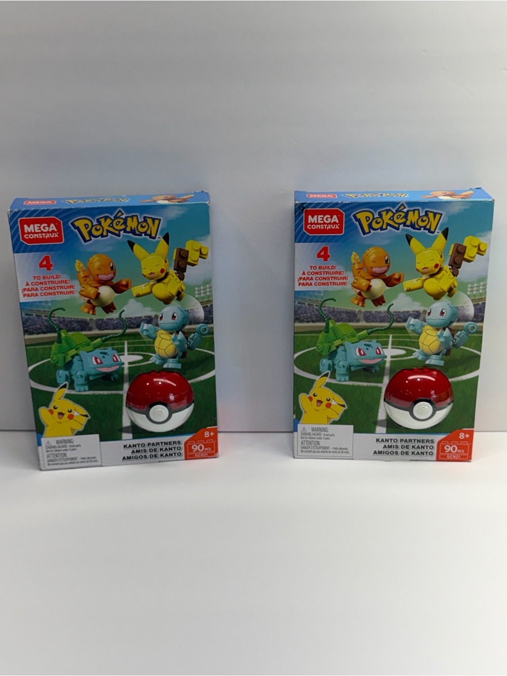 Mega Construx Pokémon Kanto Partners Building Set with Poké Ball (Blue/Red)